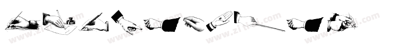 KGRedHands字体转换