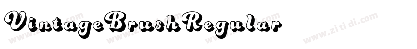 VintageBrushRegular字体转换 VintageBrushRegular字体转换