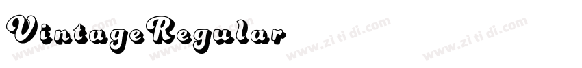 VintageRegular字体转换