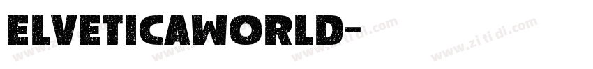 elveticaWorld字体转换