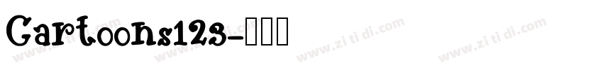 Cartoons123字体转换
