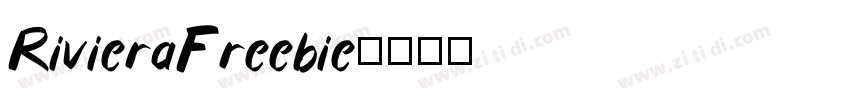 RivieraFreebie字体转换 RivieraFreebie字体转换