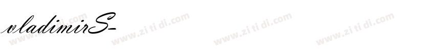 vladimirS字体转换