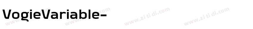 VogieVariable字体转换