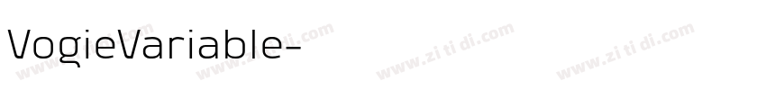 VogieVariable字体转换