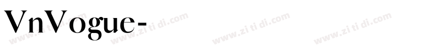 VnVogue字体转换