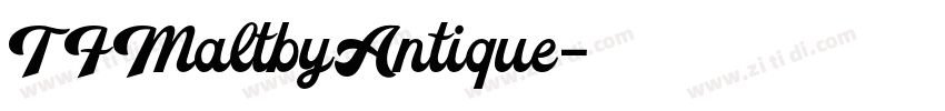 TFMaltbyAntique字体转换