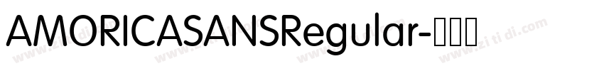 AMORICASANSRegular字体转换