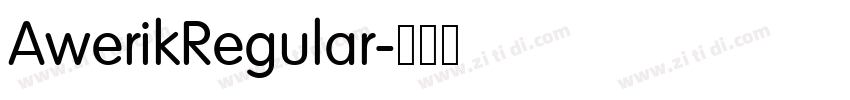 AwerikRegular字体转换 AwerikRegular字体转换