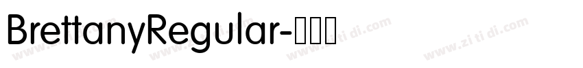 BrettanyRegular字体转换 BrettanyRegular字体转换