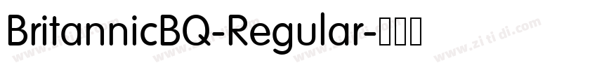 BritannicBQ-Regular字体转换