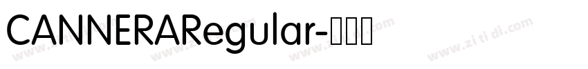 CANNERARegular字体转换 CANNERARegular字体转换