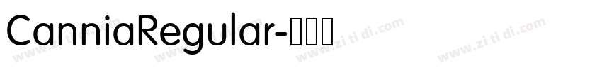 CanniaRegular字体转换