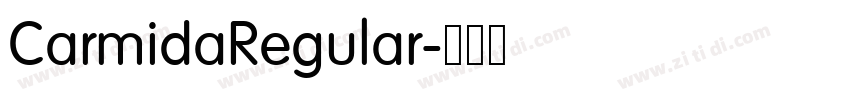 CarmidaRegular字体转换 CarmidaRegular字体转换