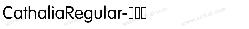 CathaliaRegular字体转换