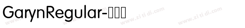 GarynRegular字体转换 GarynRegular字体转换