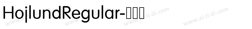 HojlundRegular字体转换