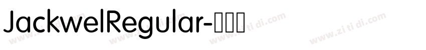 JackwelRegular字体转换 JackwelRegular字体转换