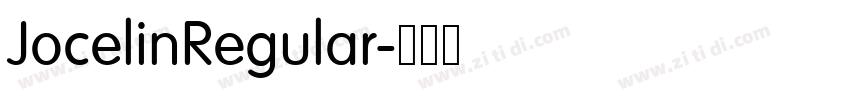 JocelinRegular字体转换 JocelinRegular字体转换