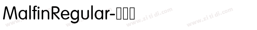 MalfinRegular字体转换 MalfinRegular字体转换