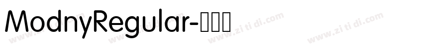 ModnyRegular字体转换 ModnyRegular字体转换