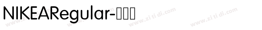 NIKEARegular字体转换