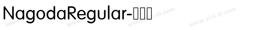 NagodaRegular字体转换