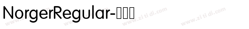 NorgerRegular字体转换 NorgerRegular字体转换