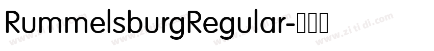 RummelsburgRegular字体转换 RummelsburgRegular字体转换