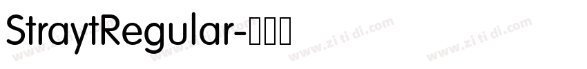 StraytRegular字体转换 StraytRegular字体转换