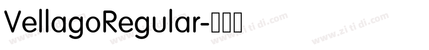 VellagoRegular字体转换 VellagoRegular字体转换