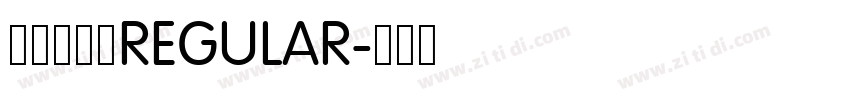 字灵御风体REGULAR字体转换 字灵御风体REGULAR字体转换