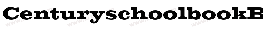 CenturyschoolbookBol字体转换