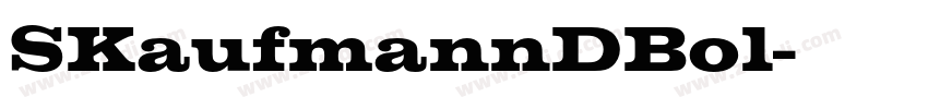 SKaufmannDBol字体转换
