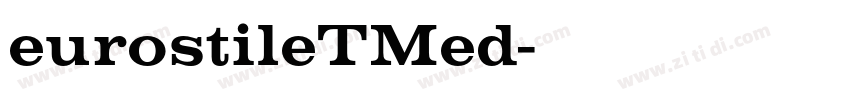 eurostileTMed字体转换