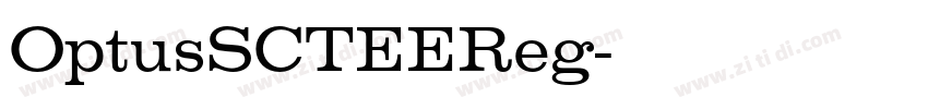 OptusSCTEEReg字体转换