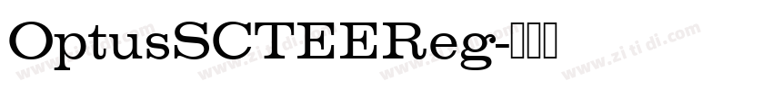 OptusSCTEEReg字体转换