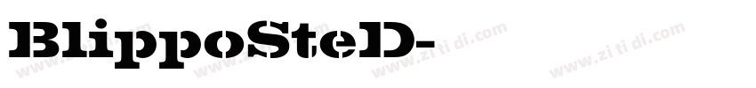 BlippoSteD字体转换