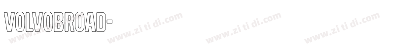 VolvoBroad字体转换