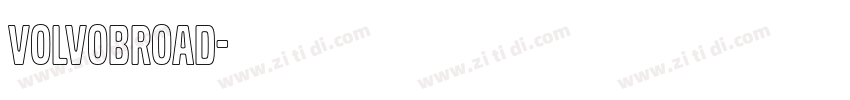 VolvoBroad字体转换