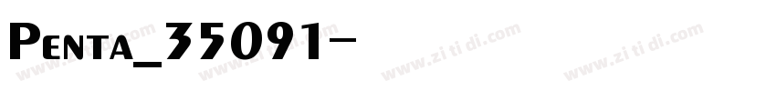 Penta_35091字体转换