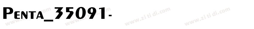 Penta_35091字体转换