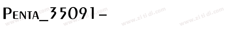 Penta_35091字体转换