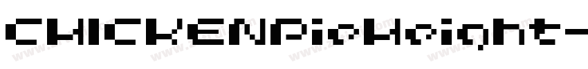 CHICKENPieHeight字体转换