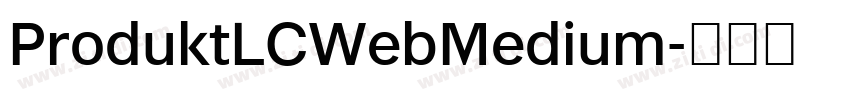 ProduktLCWebMedium字体转换