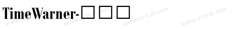 TimeWarner字体转换