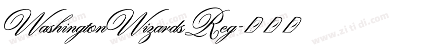 WashingtonWizardsReg字体转换