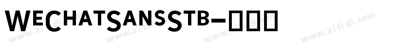 WeChatSansStb字体转换