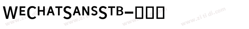 WeChatSansStb字体转换