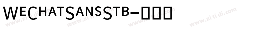 WeChatSansStb字体转换